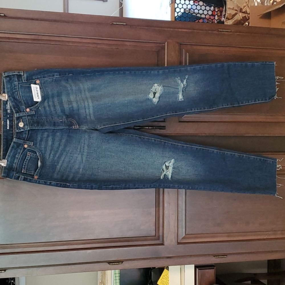 Womens Old Navy O.G. Straight High Rise   Jeans Size 4